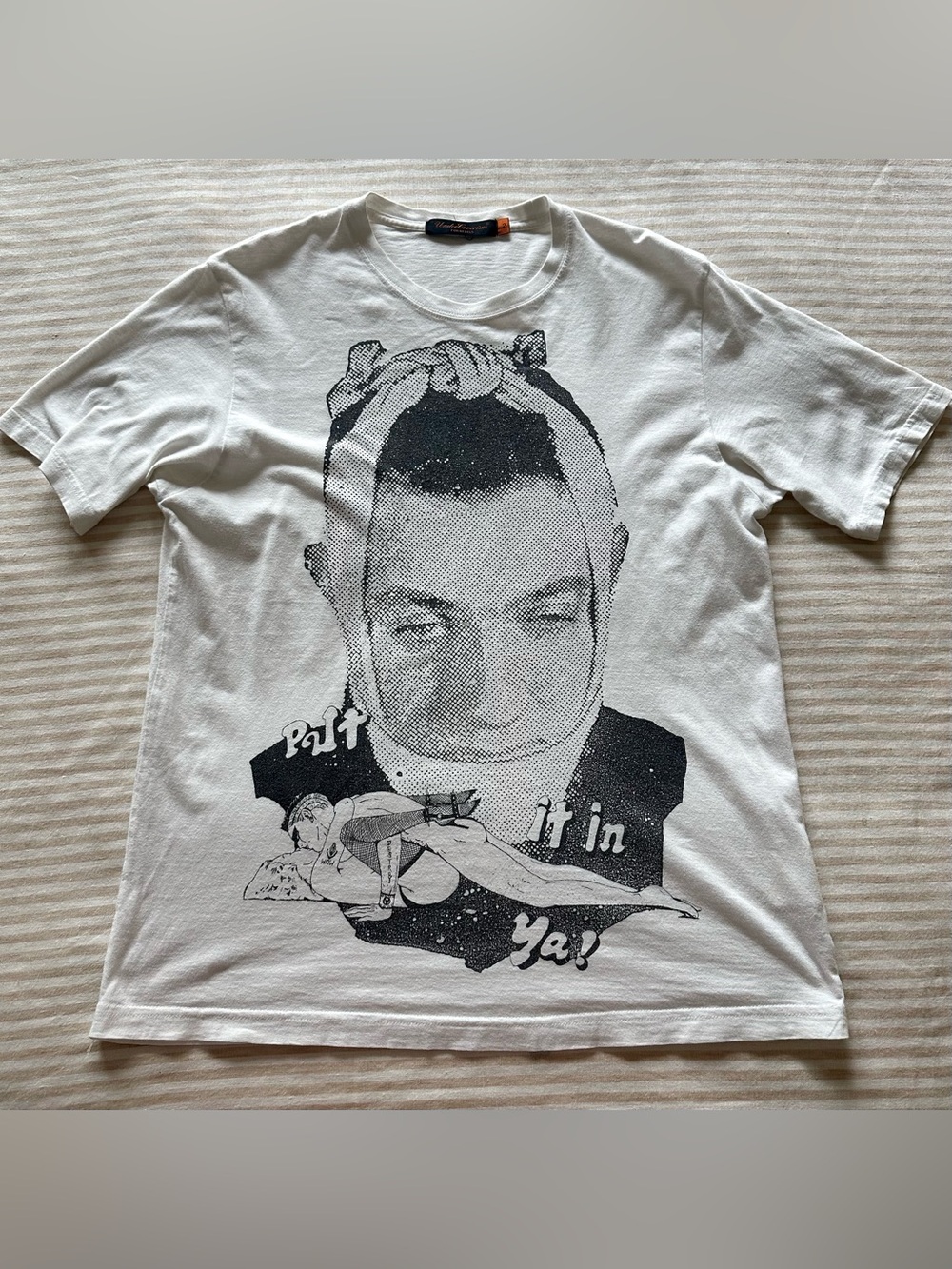 rare undercoverism for rebels “put it in ya!” tee / size japanese 2/us medium